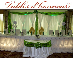 tables d'honneur
